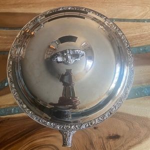 Vintage silver plated serving vessel #2